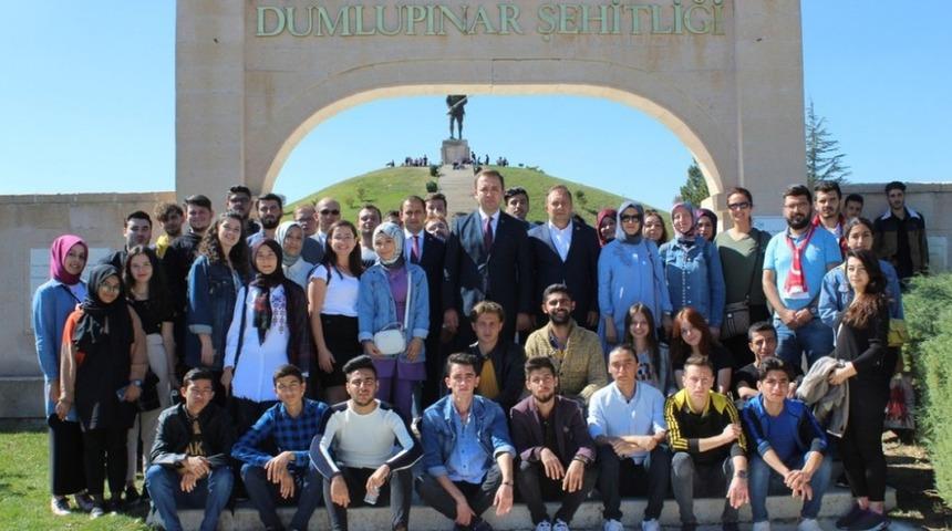 DP&Uuml; Altıntaş Meslek Y&uuml;ksekokulu&rsquo;ndan Dumlupınar il&ccedil;esine gezisi