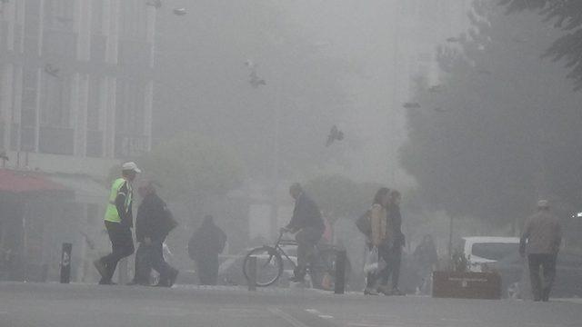 Düzce’de sis etkili oldu 1