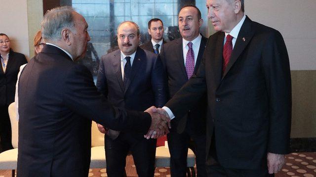 Cumhurbaşkanı Erdoğan, Kazakistan kurucu Cumhurbaşkanı Nazarbayev ile görüştü