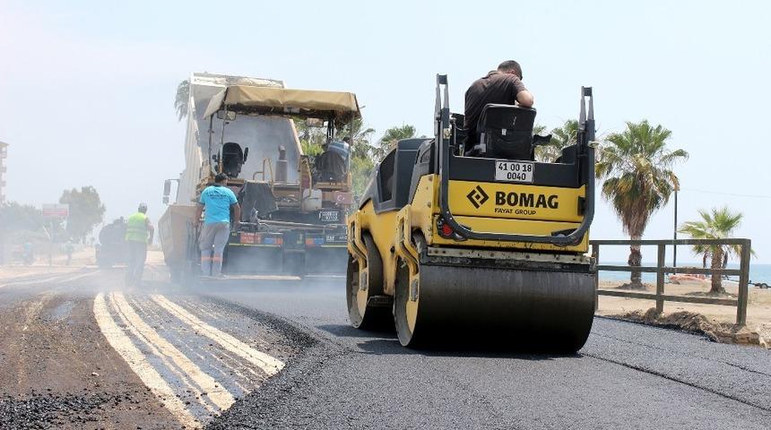 Mersin Büyükşehir, 6 ayda 54 bin ton asfalt döktü