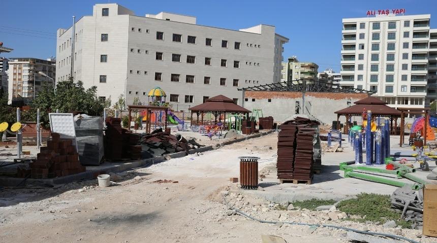 Karak&ouml;pr&uuml;&rsquo;de engellilere &ouml;zel parkta sona doğru