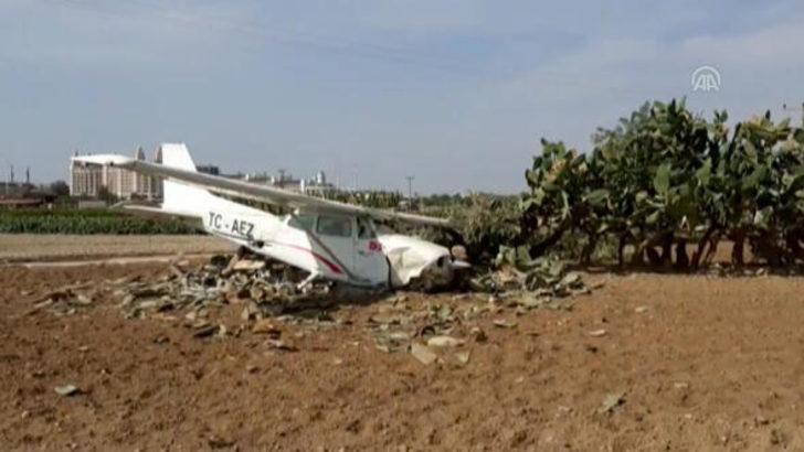 Son dakika! Antalya Manavgat'ta sivil eğitim uçağı düştü G1
