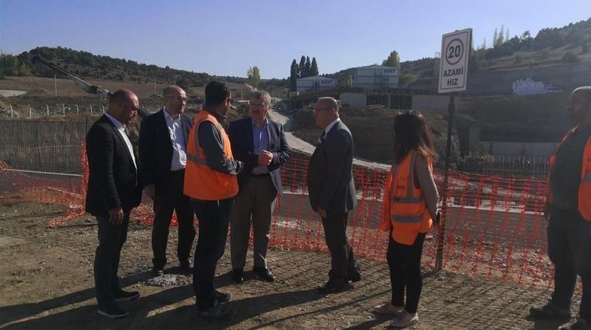 Bakan Yardımcısı Eldemir hastane çalışmalarını inceledi