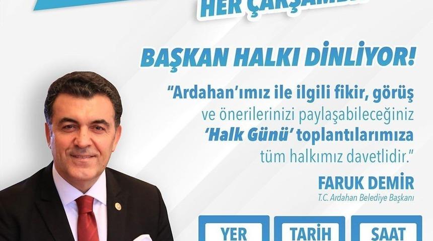 Başkan Demir her Çarşamba halkla buluşacak