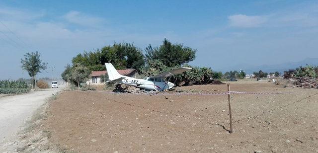 Manavgat'ta eğitim uçağı pistten çıktı (2)- Yeniden