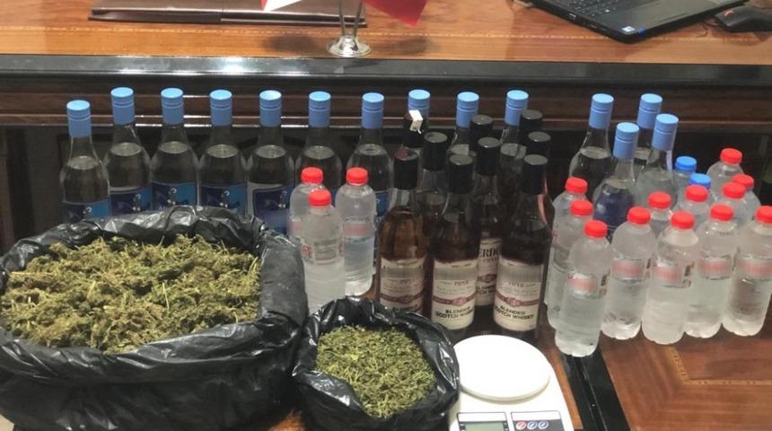 Alaşehir&rsquo;de ka&ccedil;ak i&ccedil;ki operasyonu