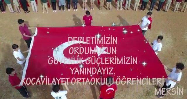 Ortaokul öğrencilerinden ’Barış Pınarı Harekatı’na destek