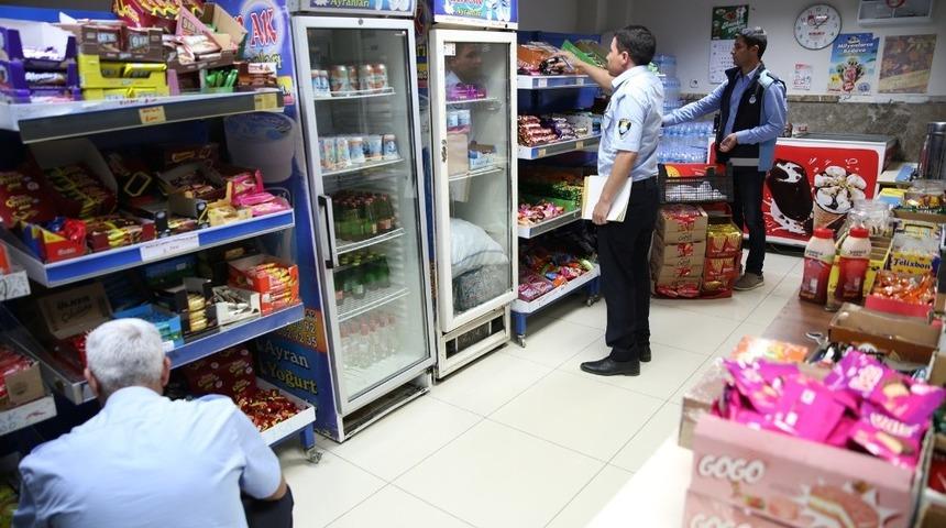 Haliliye zabıtasından kantinlere sıkı denetim