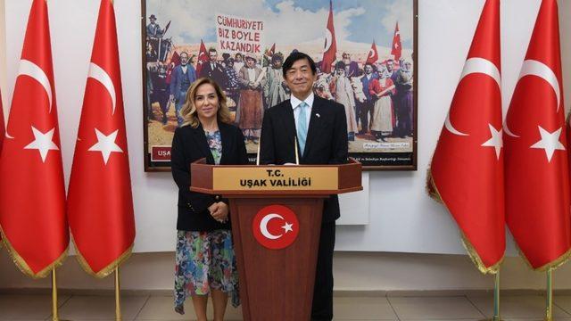 Japonya Büyükelçisi Uşak’ta ‘Japonya’da Kültür ve Eğitim’ sunumu gerçekleştirdi