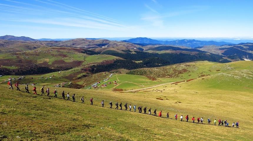 Ordulu dağcılar Seyit Tepesi&rsquo;nin zirvesinde