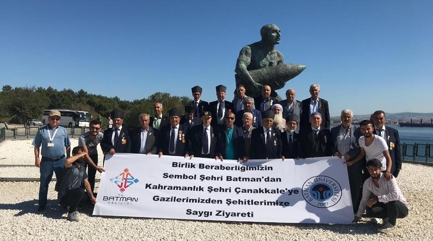 Gazilerden Vali Şahin ve Rekt&ouml;r Durmuş&rsquo;a teşekk&uuml;r