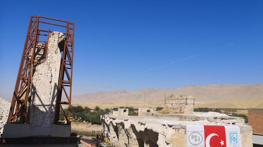 Hasankeyf'teki son eserin taşınmasına başlandı