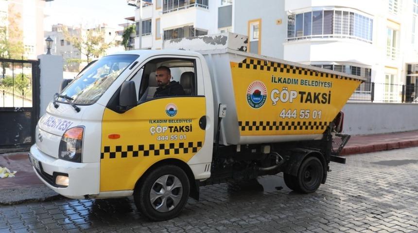 İlkadım &rsquo;da &ldquo;Alo &Ccedil;&ouml;p Taksi&rdquo; hizmete girdi