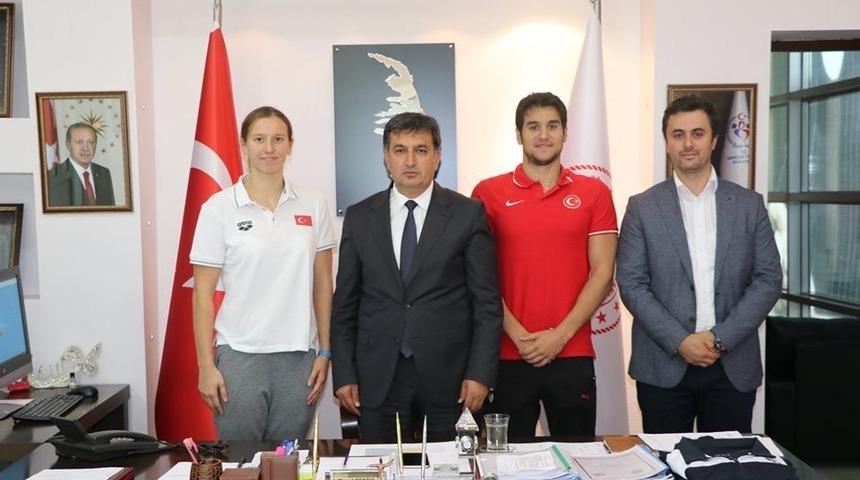 TOHM sporcularından Eskici&rsquo;ye ziyaret