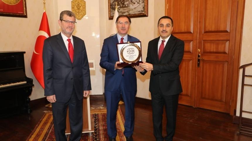 Kamu Başdenet&ccedil;isi Malko&ccedil;&rsquo;tan Vali &Ouml;ks&uuml;z&rsquo;e ziyaret