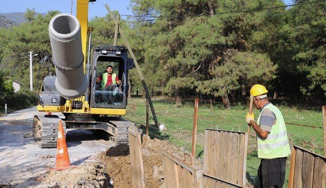 Ula’da alt yapının yüzde 75’i tamamlandı