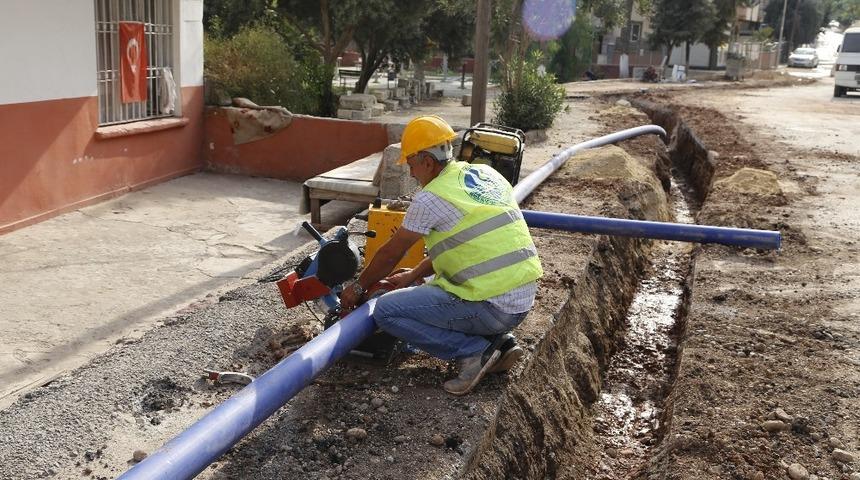 MESKİ, son 6 ayda merkezde 37 kilometre i&ccedil;me suyu hattı d&ouml;şedi