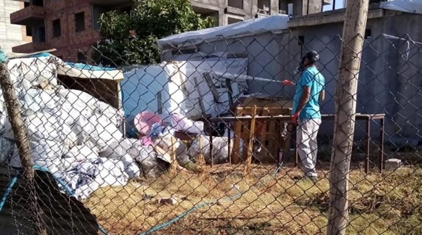 Haşereyle m&uuml;cadele devam ediyor