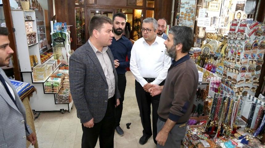 Başkan Dinçer, Somunca Baba Külliyesi esnafıyla buluştu