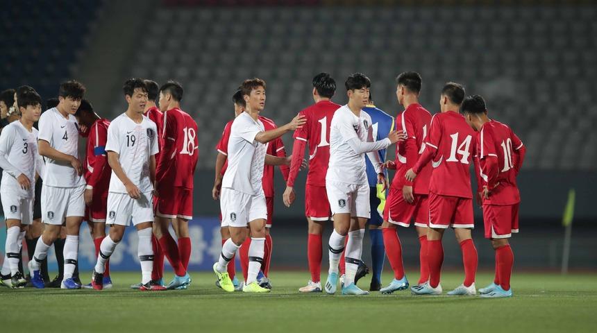 Kuzey Kore 0 - 0 G&uuml;ney Kore (2022 FIFA D&uuml;nya Kupası Asya Elemeleri)