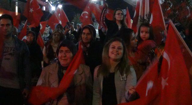 Simav'da Barış Pınarı Harekatı'na destek yürüyüşü 
