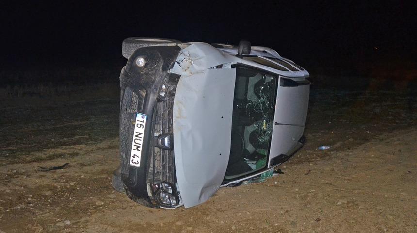 Tekirdağ'da feci kaza! 5 metrelik çukura devrildi!