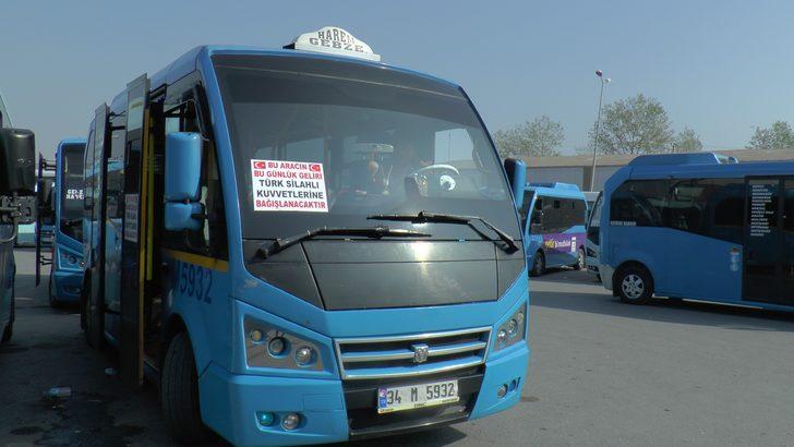 Minibüs şoföründen Barış Pınarı Harekatı'na kampanyalı destek G4