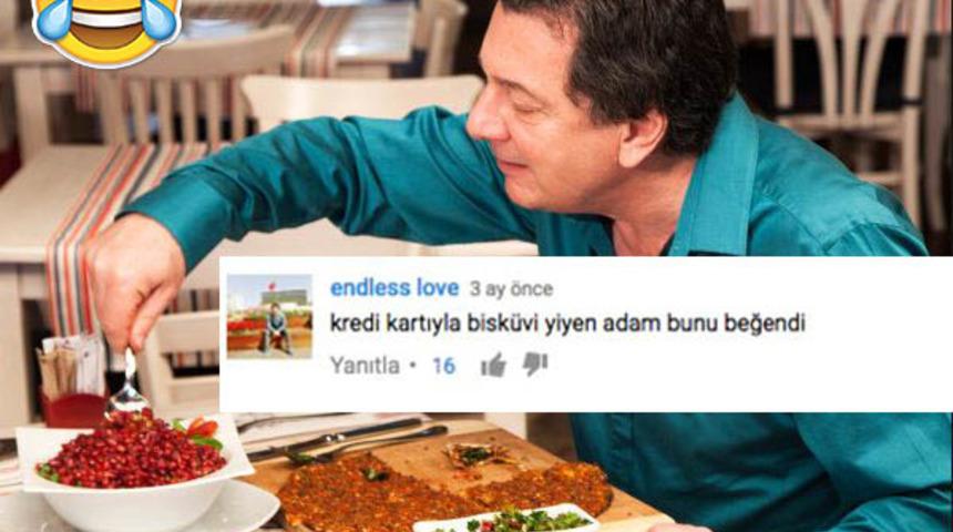 &Uuml;nl&uuml; Gurme Vedat Milor'un Videolarına Gelen Efsane Yorumlar