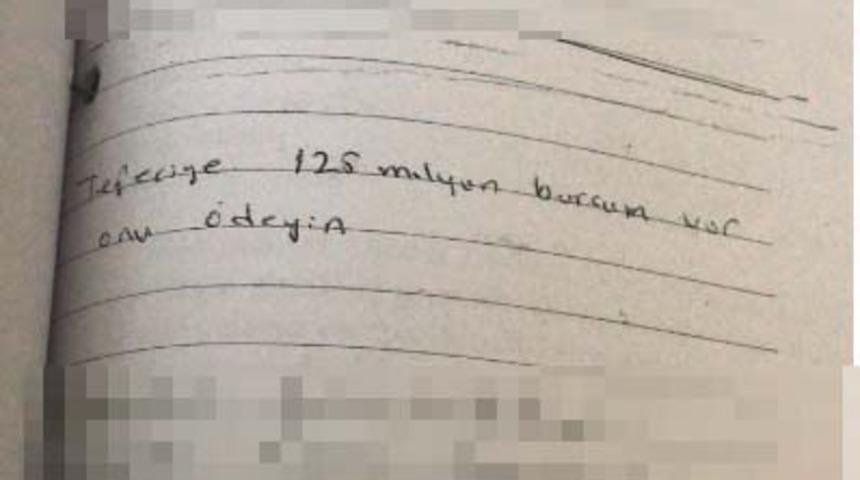 Tefeciyi intihar mektubu yakalattı