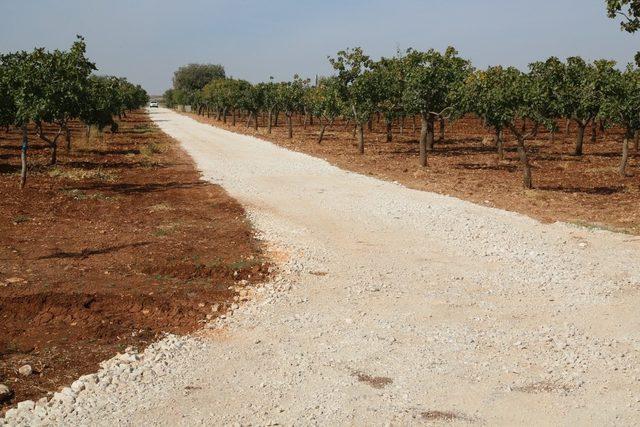 Haliliye kırsalında yol yapım atağı