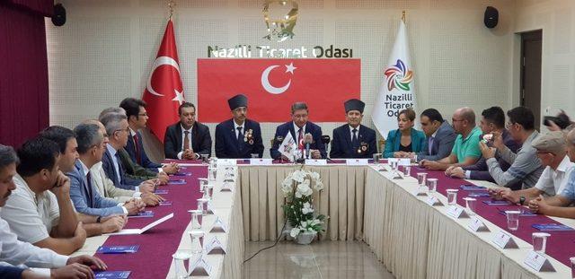 Nazilli’deki borsa ve odalardan Barış Pınarı Harekatı’na destek