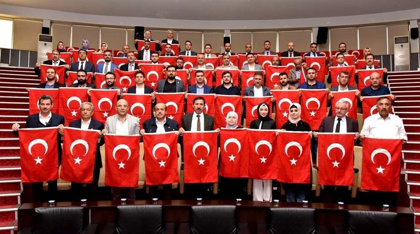 Karatay Belediyesi Meclisinden Barış Pınarı Harekatına tam destek