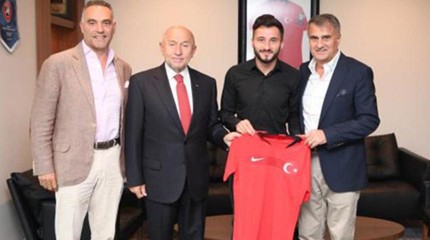 Enver Cenk Şahin'den TFF Başkanı Nihat Özdemir'e ziyaret