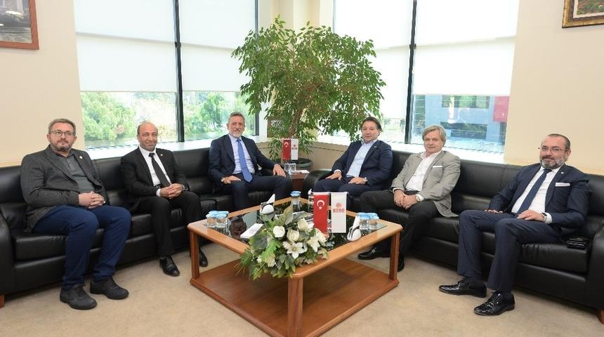 Başkan Burkay, Bursaspor y&ouml;netimini ağırladı