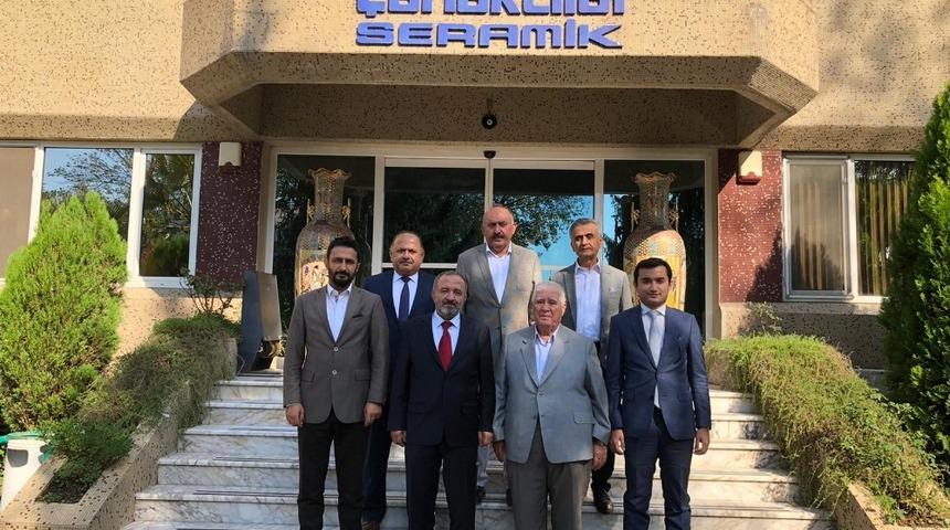 Rekt&ouml;r &Ccedil;ufalı, &Ccedil;anakcılar Şirketler Grubu ve G&ouml;k&ccedil;ebey Meslek Y&uuml;ksekokulunu ziyaret etti