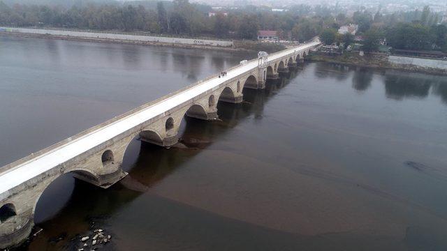 Tarihi Meriç Köprüsü'nün restorasyonu tamamlandı