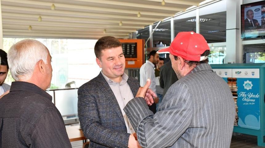 Başkan Dinçer emeklileri ziyaret etti