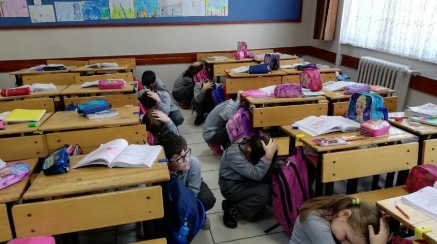 Safranbolu&rsquo;da okullarda deprem tatbikatı yapıldı
