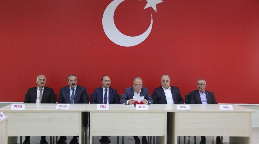 Nevşehir&rsquo;de iş adamları ve STK&rsquo;lar Barış Pınarı Harekatı&rsquo;na destek verdi