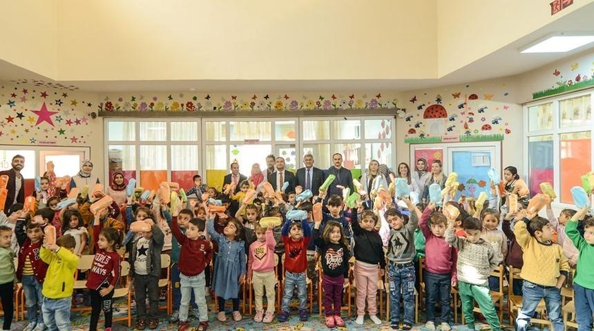 İpekyolu Atat&uuml;rk Anaokulu&rsquo;nda ağız ve diş sağlığı programı