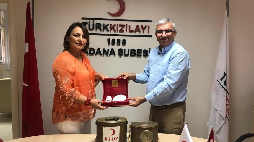 Şevkin&rsquo;den Kızılay&rsquo;a ziyaret