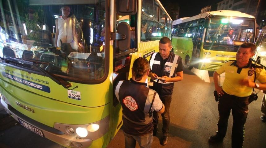 G&uuml;venli ulaşım i&ccedil;in halk otob&uuml;slerine denetim