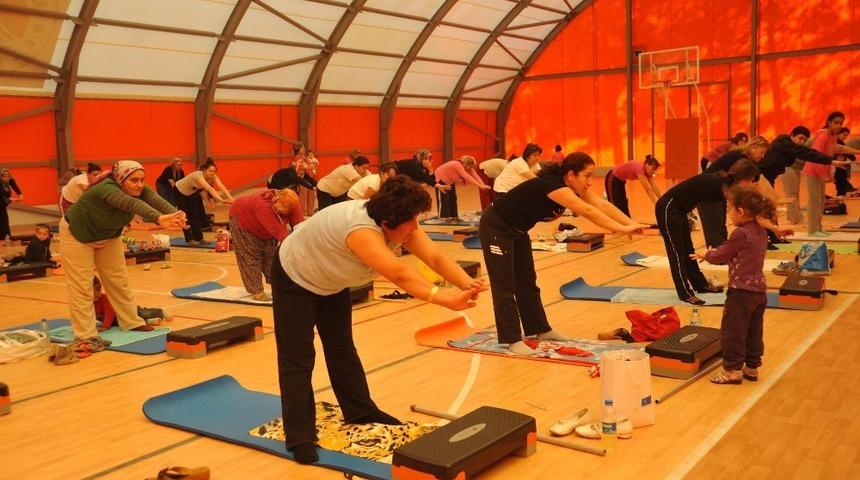 Kepez&rsquo;de step ve aerobik kursları başlıyor