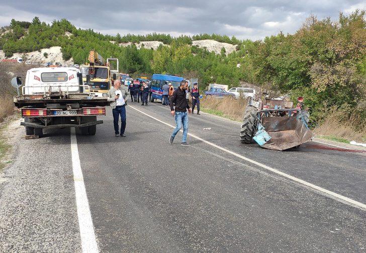 Kamyon çarpan traktördeki aynı aileden 3 kişi öldü G3