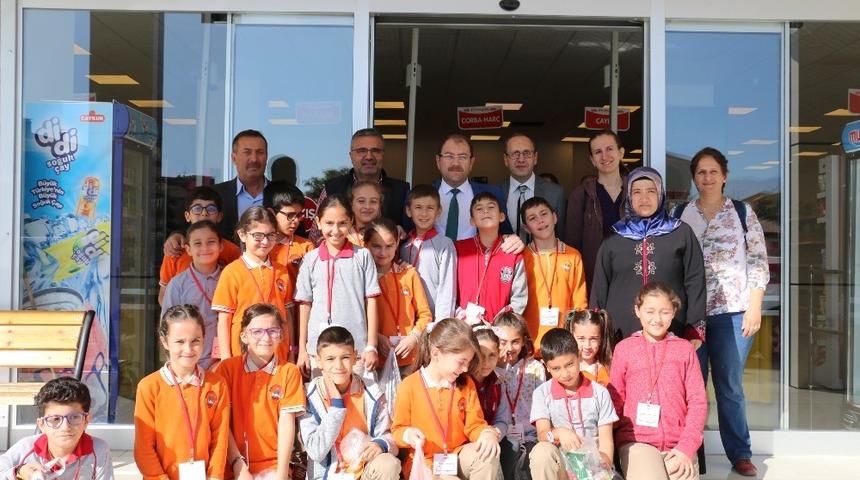 Erzincan’da minik öğrenciler gıda denetimi yaptı