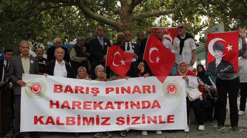 KY&Ccedil; Polis Emeklileri Derneğinden Barış Pınarı Harekatı&rsquo;na destek