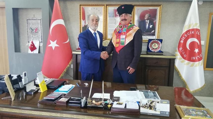 Aksakallılar Meclisi Başkanı &Ccedil;apa&rsquo;dan Bilecik ziyareti