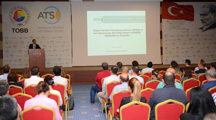 ATSO üyeleri ‘Kişisel Verilerin Korunması’ hakkında bilgilendirildi