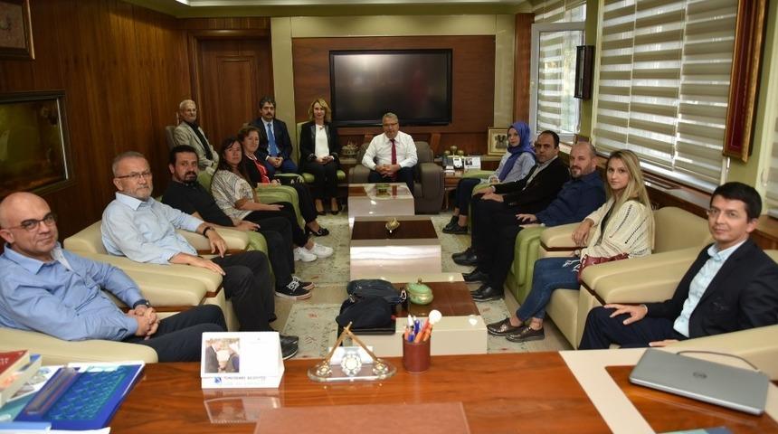 Başkan &Ccedil;er&ccedil;i, Manisa Akademik Odalar Birliği&rsquo;ni ağırladı