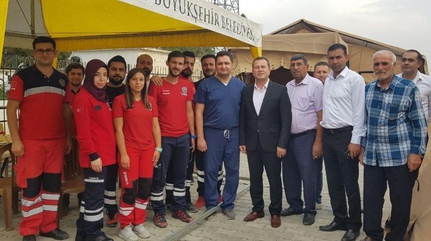 Karkamış Belediye Başkanı Doğan&rsquo;dan sınır hattında inceleme yaptı